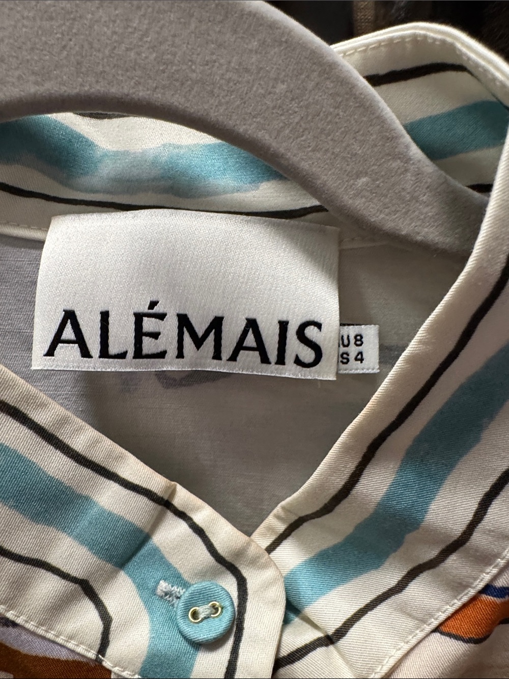 Alemais Multicolor Abstract Drawstring Tunic - Picture 2 of 5